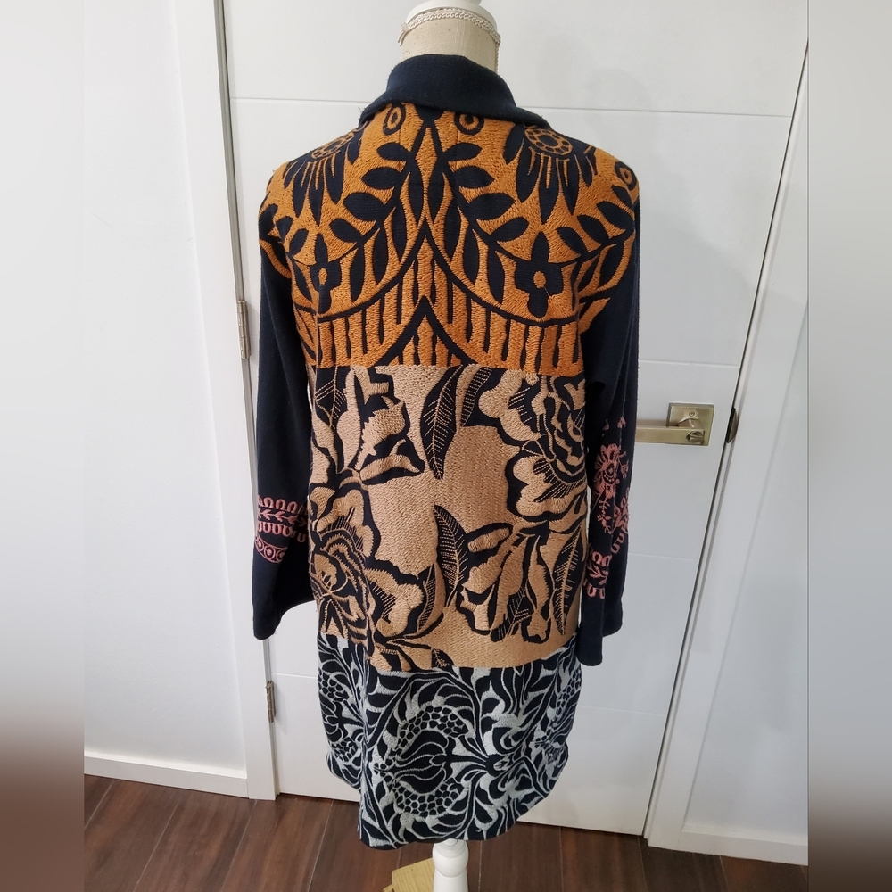 Johnny Was Embroidered Harlow Jacket Size M - Picture 5 of 15